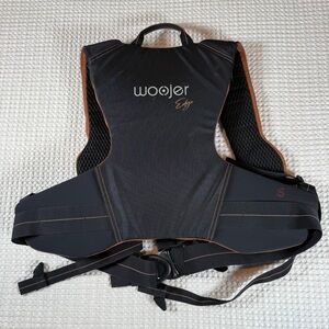 Woojer Edge Haptic Feedback Bass Vest Wearable Immersive Audio System Black